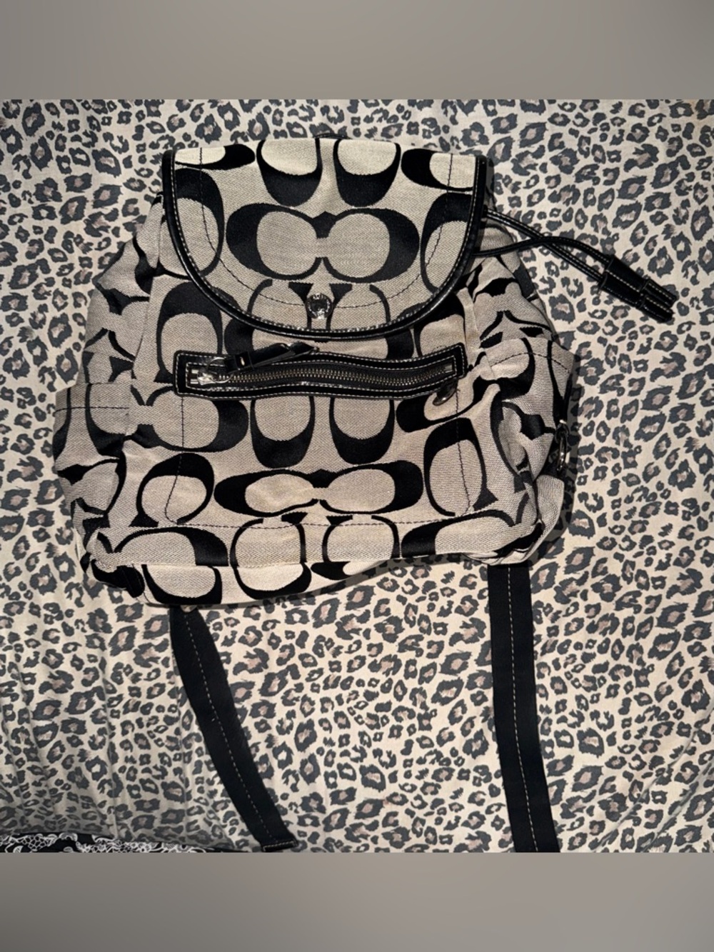 Coach Kyra Daisy Signature Backpack